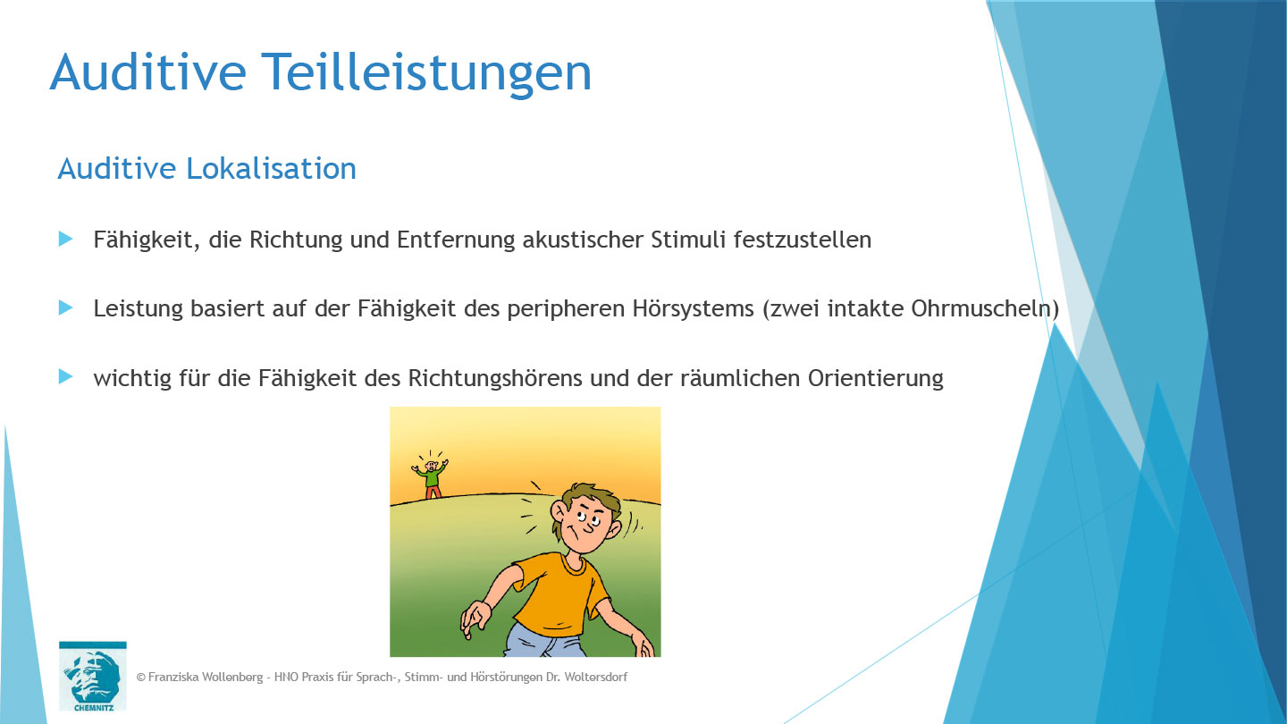 Das Hören . AVWS-Fachvortrag . Franziska Wollenberg