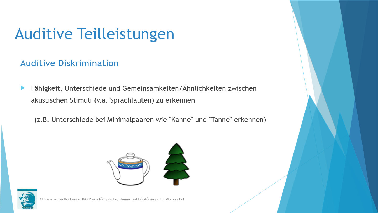 Das Hören . AVWS-Fachvortrag . Franziska Wollenberg
