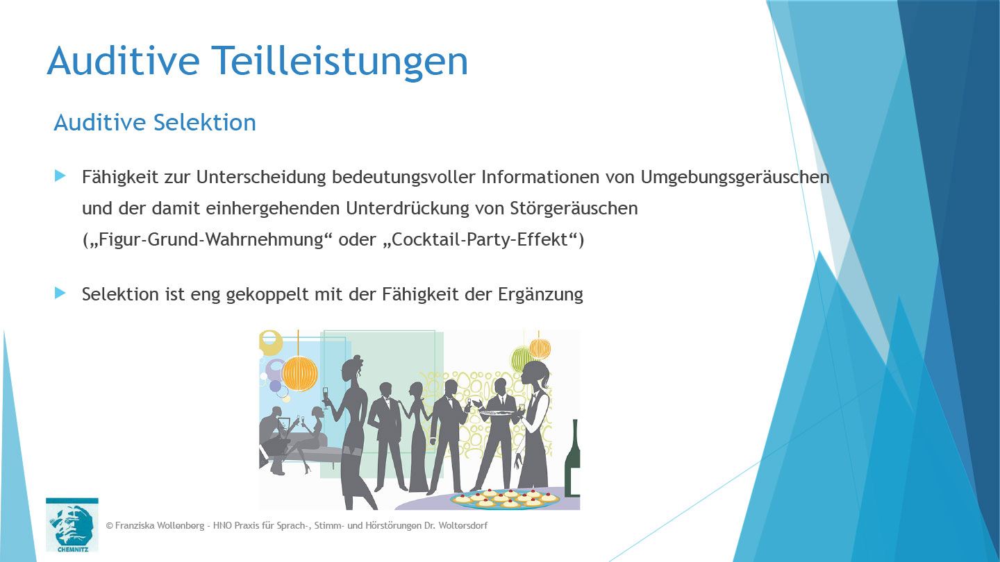 Das Hören . AVWS-Fachvortrag . Franziska Wollenberg