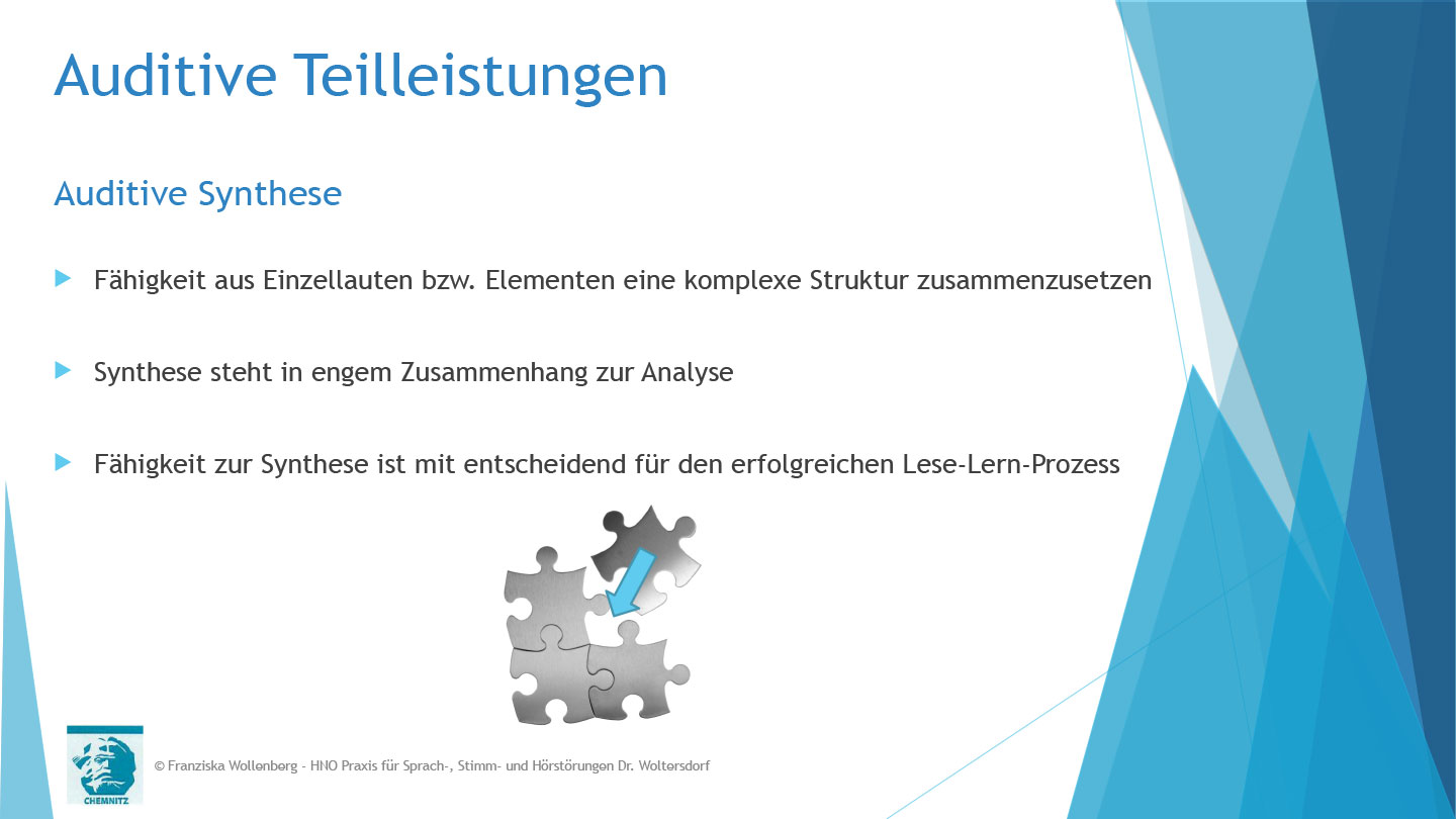 Das Hören . AVWS-Fachvortrag . Franziska Wollenberg
