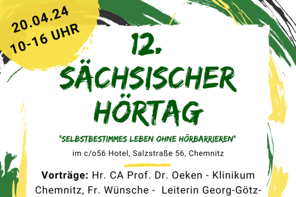<i>20.04.2024</i> 12. Sächsischer Hörtag Chemnitz