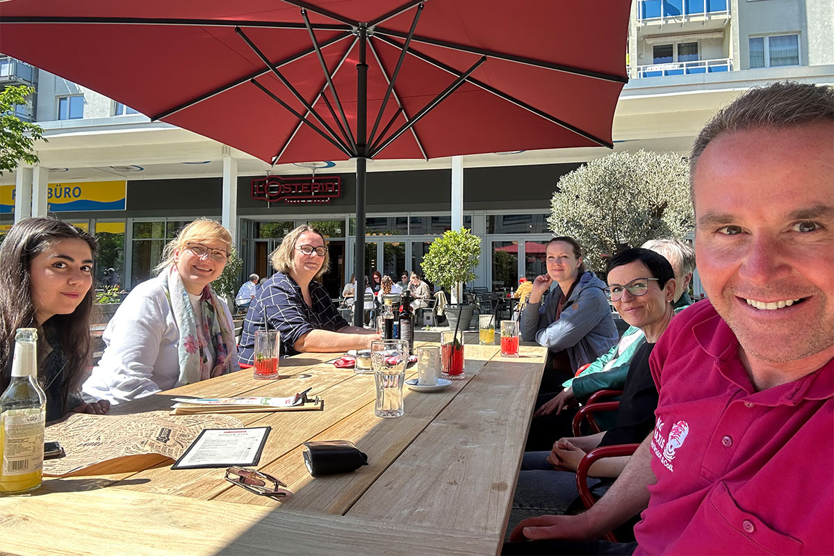 HNO-Praxis Chemnitz: Teammeeting L'Osteria Rosenhof Chemnitz (Foto: Wieland Woltersdorf, 2025)