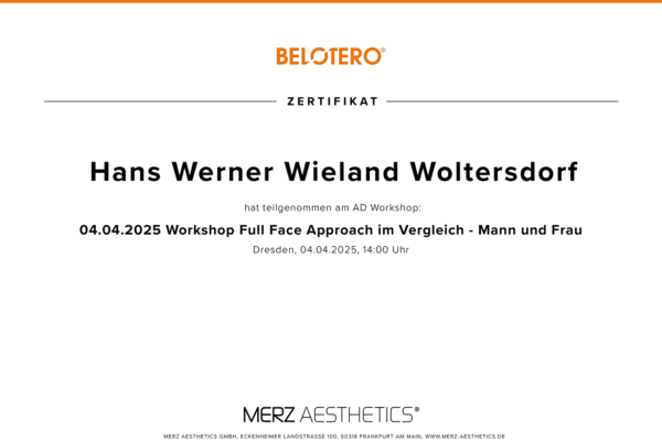 <i>04.04.2025</i> Workshop „Full Face Approach im Vergleich – Mann und Frau“