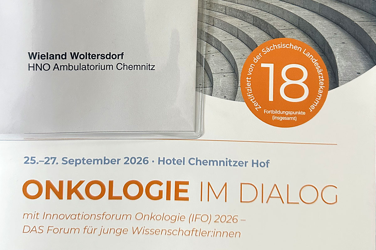 Innovationsforum Onkologie 2026: Onkologie im Dialog, 25.-27.09.2026 im Hotel Chemnitzer Hof (Titelbild)