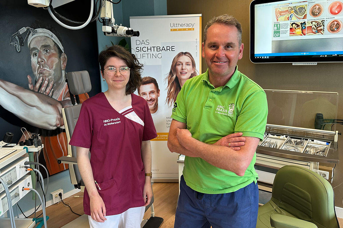 HNO-Praxis Chemnitz 2025: Schülerpraktikum Theresa Ringeis in der HNO-Praxis Dr. med. Wieland Woltersdorf & Coll.