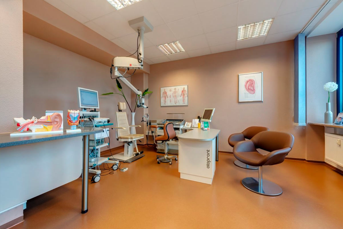 Untersuchungsraum . HNO Praxis Chemnitz