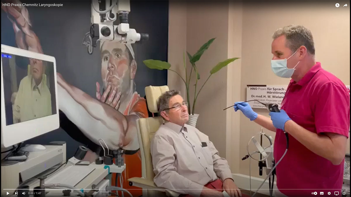 Video: HNO-Praxis Chemnitz: Laryngoskopie